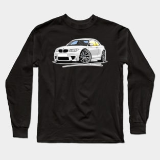 BMW 1M Coupe White Long Sleeve T-Shirt